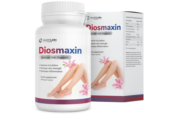 Diosmaxin -  Naturalny sposób na redukcję pajączków, opuchlizny i żylaków